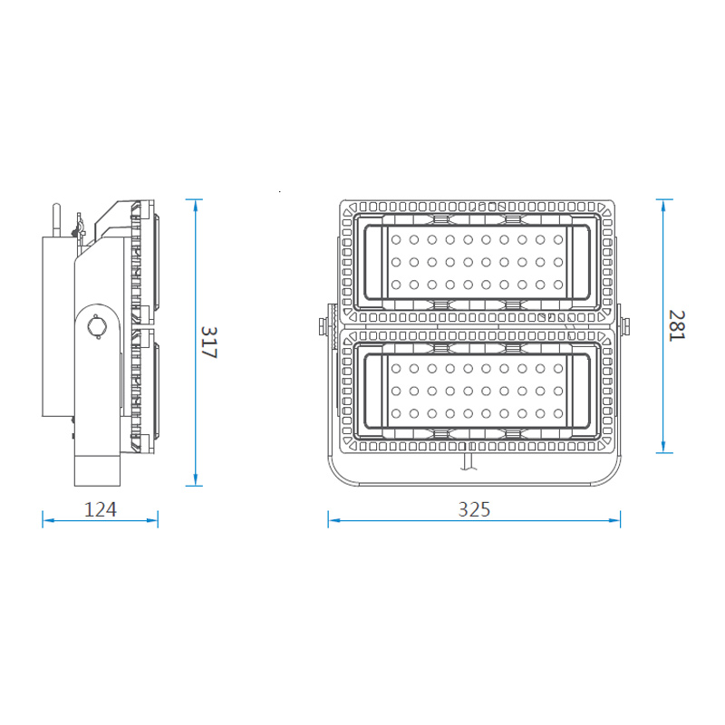 NTC9280-200W投光灯外形 NTC9280-200W投光灯外形